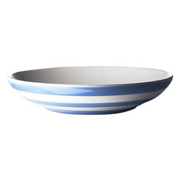 Cornishware Pasta Bowl, Blue/ White, Dia.24cm, Seconds